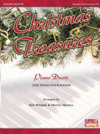 Slika CHRISTMAS TREASURES PIANO DUETS 4HANDS +CD