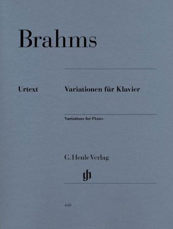 BRAHMS:VARIATIONEN FUR PIANO