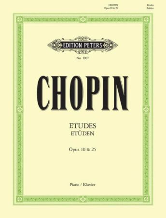 CHOPIN:ETUDEN OP.10 & 25 FOR PIANO