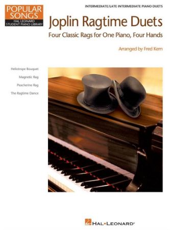 JOPLIN RAGTIME DUETS 4 HANDS ONE PIANO