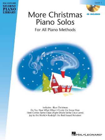 Slika MORE CHRISTMAS PIANO SOLOS LEVEL 1+CD