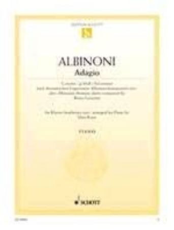 Slika ALBINONI:ADAGIO G-MOLL PIANO