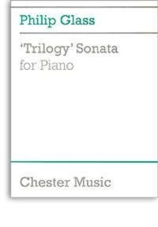 Slika GLASS:"TRILOGY" SONATA FOR PIANO