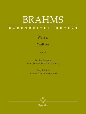 Slika BRAHMS:WALZER OP.39 EASY EDITION
