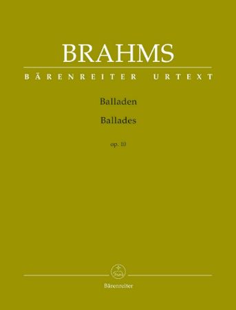 BRAHMS:BALLADES OP.10 FOR PIANO