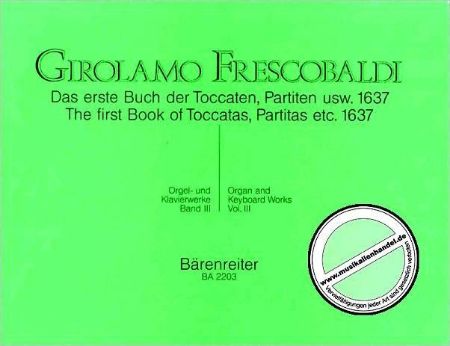 Slika FRESCOBALDI:ORGAN AND KEYBOARD WORKS VOL.3