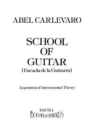 Slika CARLEVARO:SCHOLL OF GUITAR
