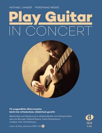 Slika LANGER:PLAY GUITAR IN CONCERT +CD