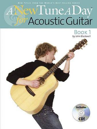 Slika BLACKWELL:A NEW TUNE A DAY FOR ACOUSTIC GUITAR+CD BOOK 1