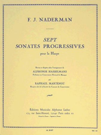 Slika NADERMAN F.J:SEPT SONATES PROGRESSIVE  HARPE