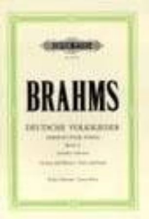 BRAHMS:GERMAN FOLK SONGS WOO 33 TIEFERE STIMME