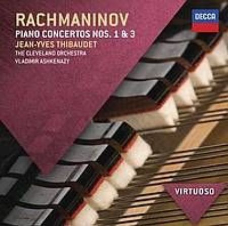 RACHMANINOV:PIANO CONCERTOS 1 & 3/THIBAUDET