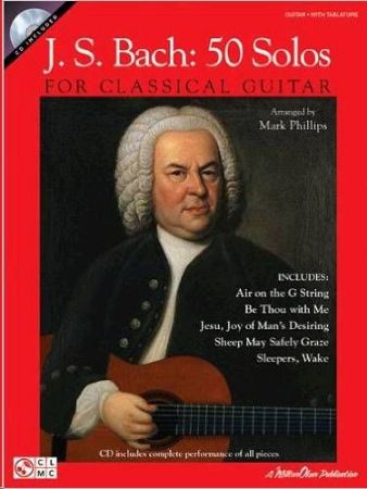 BACH J.S.:50 SOLOS FOR CLASICAL GUITAR