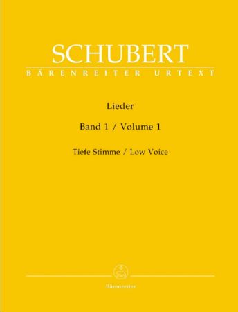 Slika SCHUBERT:LIEDER VOL.1 LOW VOICE