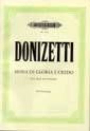 Slika DONIZETTI:MESSA DI GLORIA E CREDO VOCAL SCORE