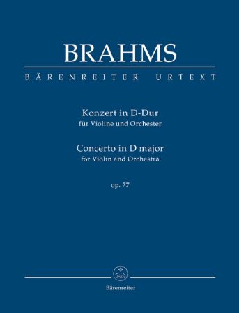 Slika BRAHMS:CONCERTO IN D MAJOR OP.77 STUDY SCORE