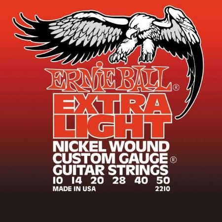 Slika ERNIE BALL strune za električno kitaro SET 2210 010-050 NICKEL