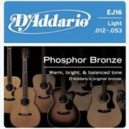 Slika DAddario strune za akustično kitaro EJ16 ph.bronze 12-53