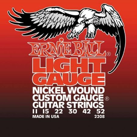 Slika ERNIE BALL strune za električno kitaro SET 2208 011-052 NICKEL