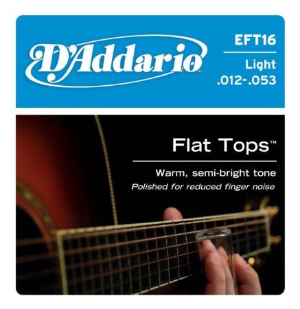 Slika DAddario strune za akustično kitaro EFT16 br.12-53  1/2 bruš.