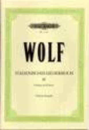 Slika WOLF:ITALIANISCHES LIEDERBOOK 3 