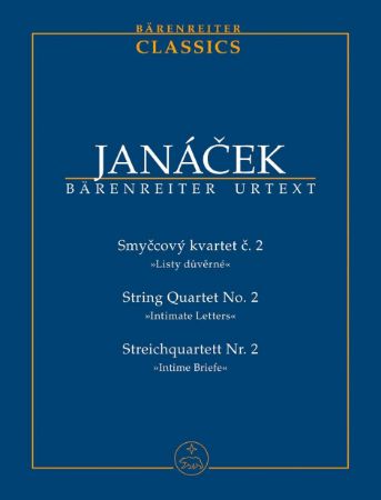 Slika JANAČEK:STRING QUARTET NO.2 SCORE