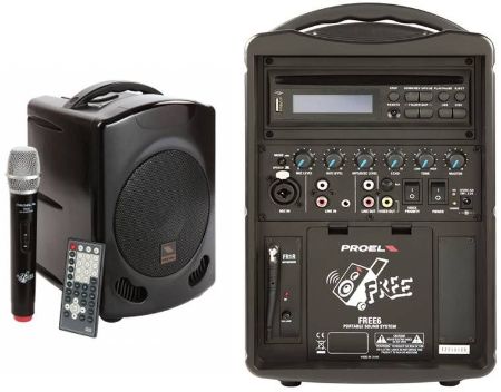 PROEL PRENOSNO BATER.OZVOČENJE FREE6