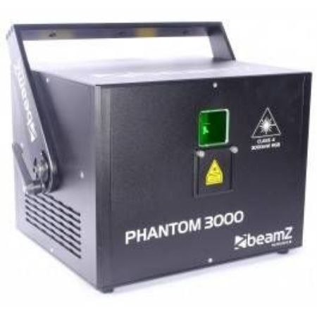 Slika BeamZ Professional Phantom 3000 Pure Diode Laser RGB Analog 40kpps FC