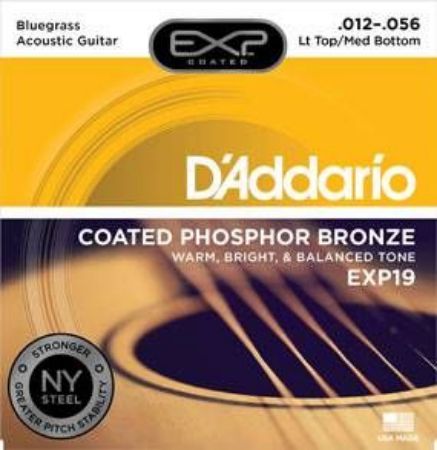 Slika DAddario strune za akustično kitaro EXP19  12-56  ph.br. Bluegrass