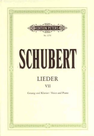 Slika SCHUBERT:LIEDER VII VOICE AND PIANO