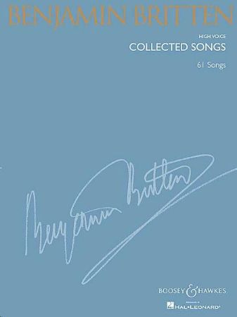 Slika BRITTEN:COLLECTED SONGS HIGH VOICE 63 SONGS