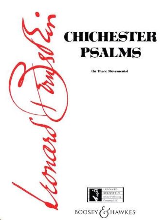 BERNSTEIN:CHICHESTER PSALM SCORE