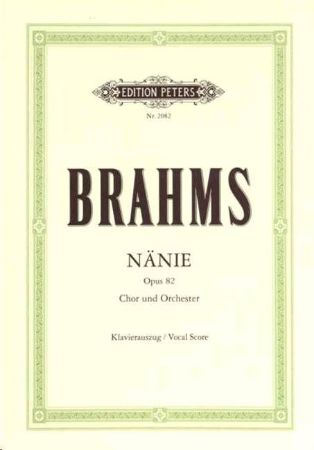 BRAHMS:NANIE OP-82 VOCAL SCORE