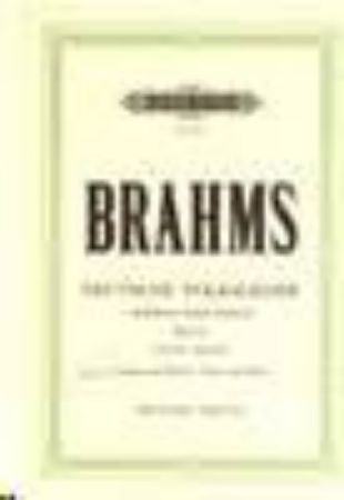 Slika BRAHMS:GERMAN FOLK SONGS WoO 33 HIGH VOICE