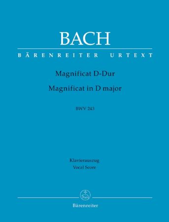 Slika BACH J.S.:MAGNIFICAT IN D-DUR BWV 243 VOCAL SCORE