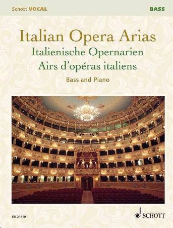 ITALIAN OPERA ARIAS BASS AND PIANO