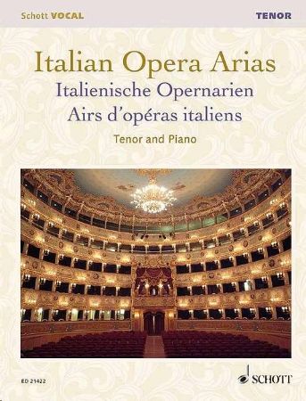 ITALIAN OPERA ARIAS TENOR AND PIANO