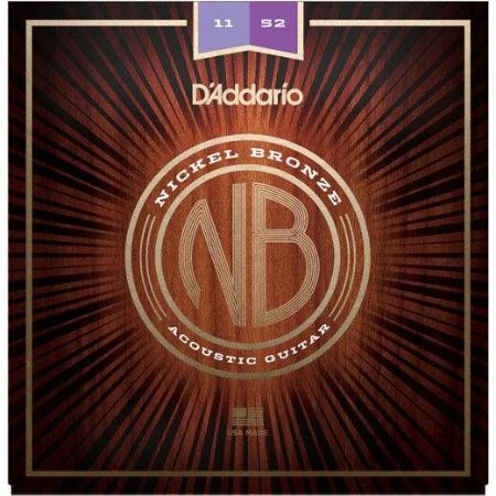 Slika DAddario strune za akustično kitaro NB1152 Nickel Bronze 11-52