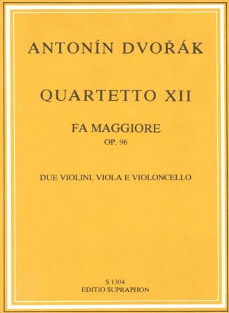 Slika DVORAK:STRING QUARTET NO.12 SCORE