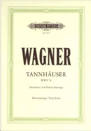Slika WAGNER:TANNHAUSER VOCAL SCORE