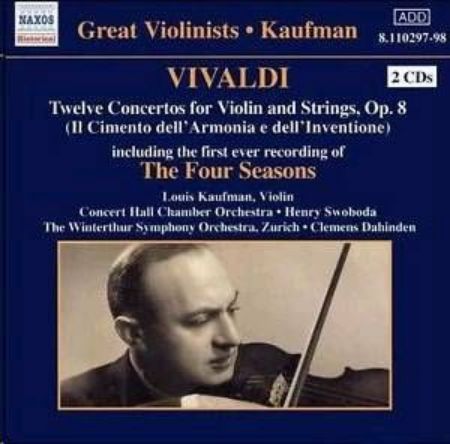 Slika VIVALDI:TWELVE CONCERTOS FOR VIOLIN OP.8