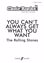 Slika THE ROLLING STONES/YOU CAN'T ALWAYS GET WHAT YOU WANT S.S.(BAR./A.)PIANO
