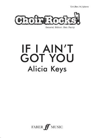 ALICIA KEYS/IF I AIN'T GOT YOU S.A.(BAR./A.)PIANO