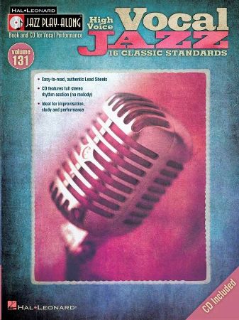 Slika VOCAL JAZZ PLAY ALONG HIGH VOICE +CD