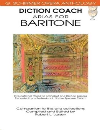 Slika LARSEN:DICTION COACH ARIAS FOR BARITONE +2CD