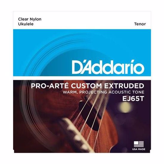 DAddario strune za tenor ukulele EJ65T clear nylon