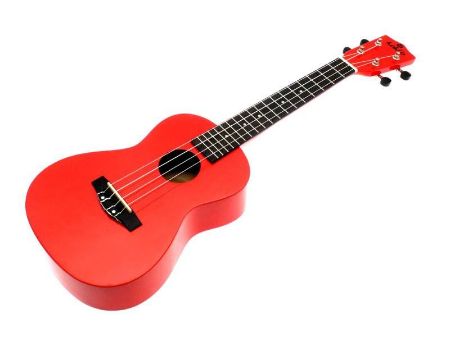 Slika Koki'o sopran ukulele red w/bag