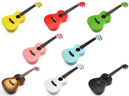 Slika Koki'o sopran ukulele yellow w/bag
