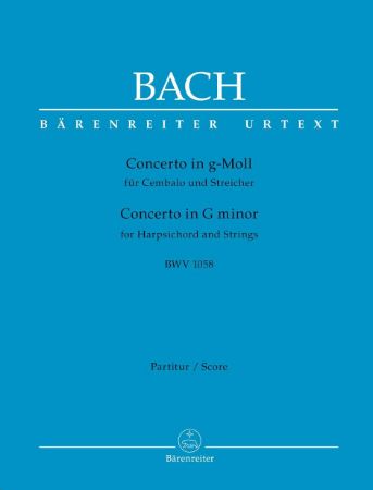 BACH J.S.:CONCERTO NO.7 BWV 1058 SCORE