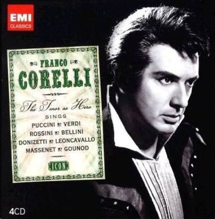 FRANCO CORELLI THE TENOR AS HERO 4CD